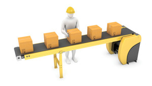 Conveyor Worker w Boxes